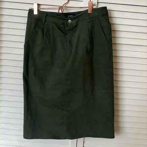 Vici Green Pencil denim skirt. Never worn